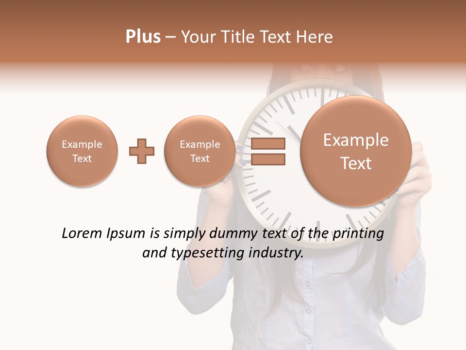 Girl Time Schedule PowerPoint Template