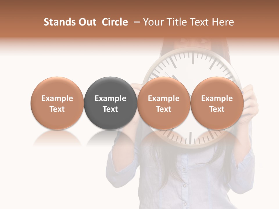 Girl Time Schedule PowerPoint Template