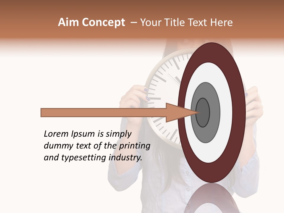 Girl Time Schedule PowerPoint Template