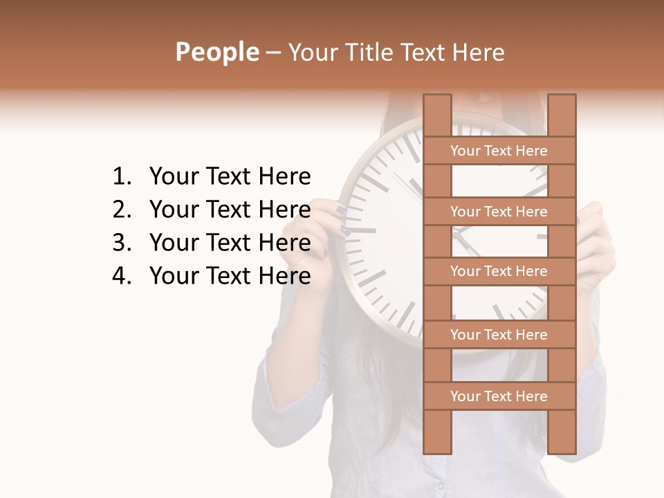 Girl Time Schedule PowerPoint Template
