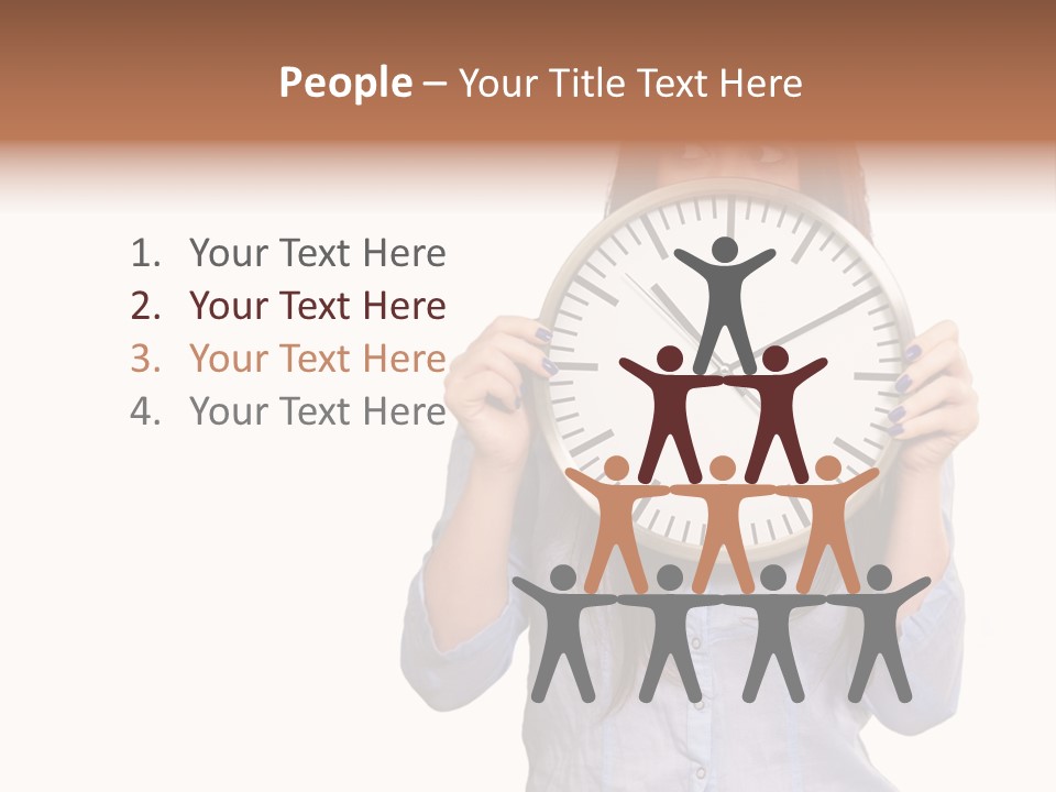 Girl Time Schedule PowerPoint Template