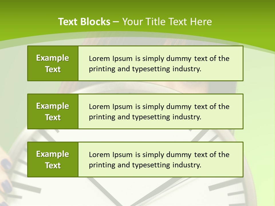 Background Time Eyes PowerPoint Template
