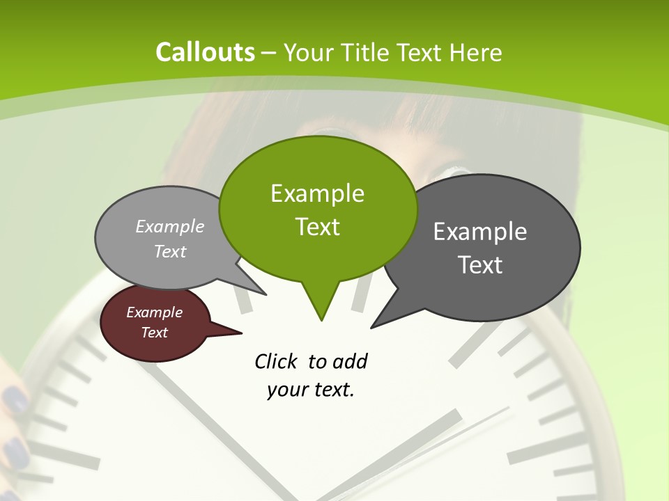 Background Time Eyes PowerPoint Template