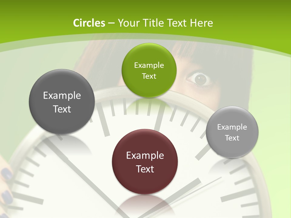 Background Time Eyes PowerPoint Template