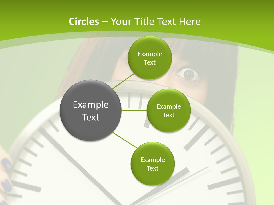 Background Time Eyes PowerPoint Template