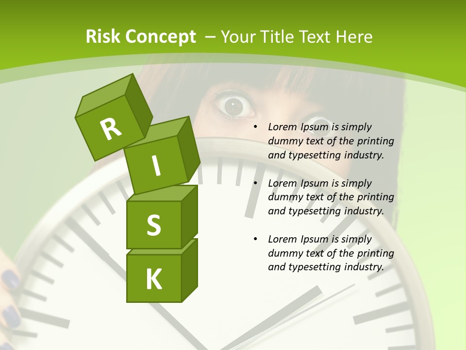 Background Time Eyes PowerPoint Template