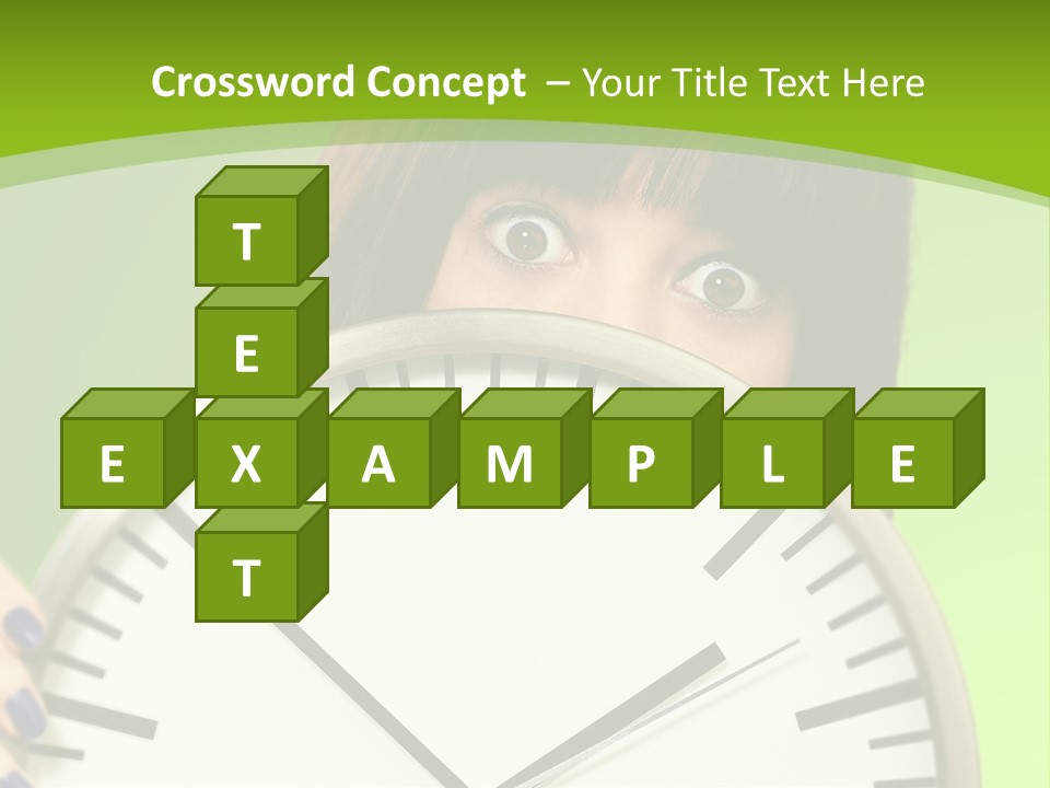 Background Time Eyes PowerPoint Template