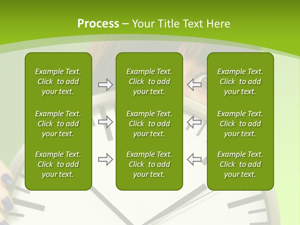 Background Time Eyes PowerPoint Template