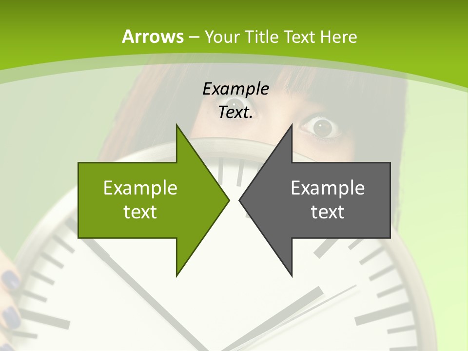 Background Time Eyes PowerPoint Template