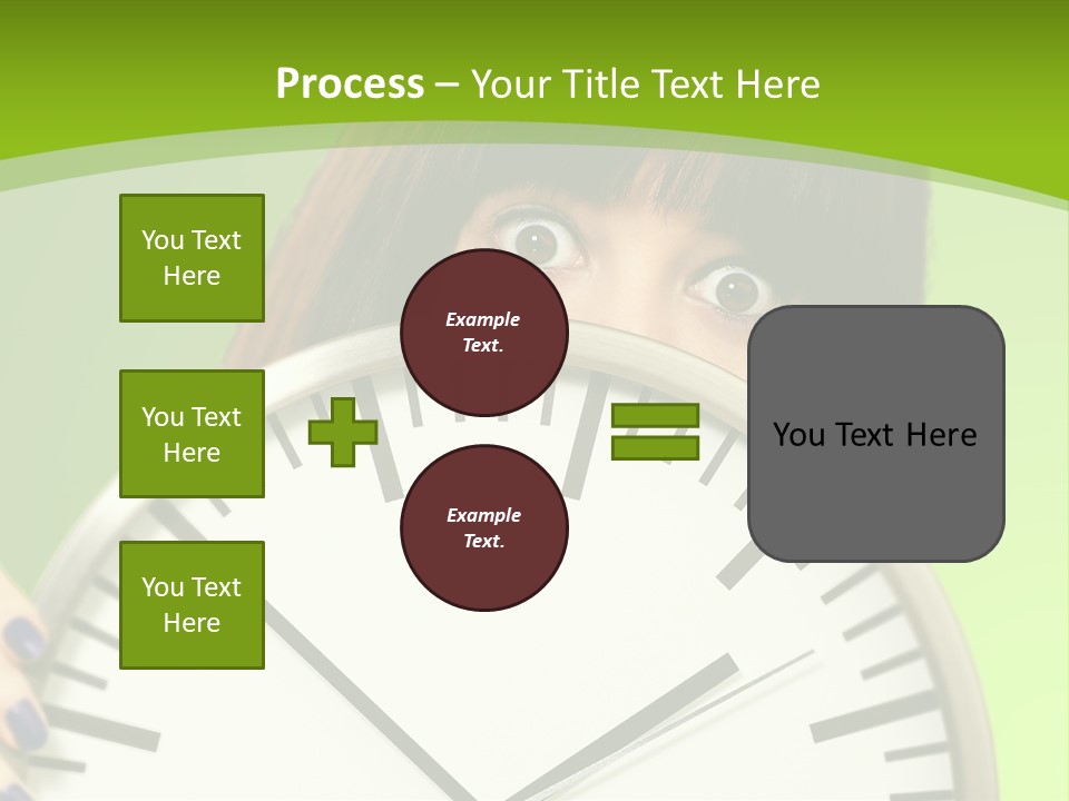 Background Time Eyes PowerPoint Template