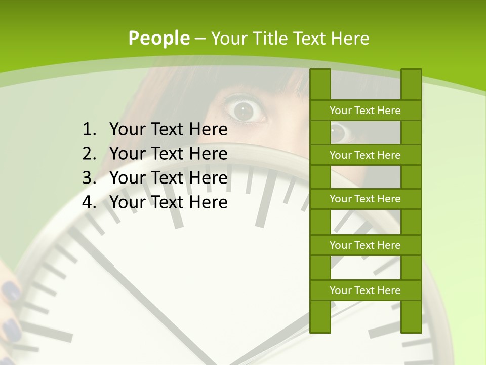 Background Time Eyes PowerPoint Template