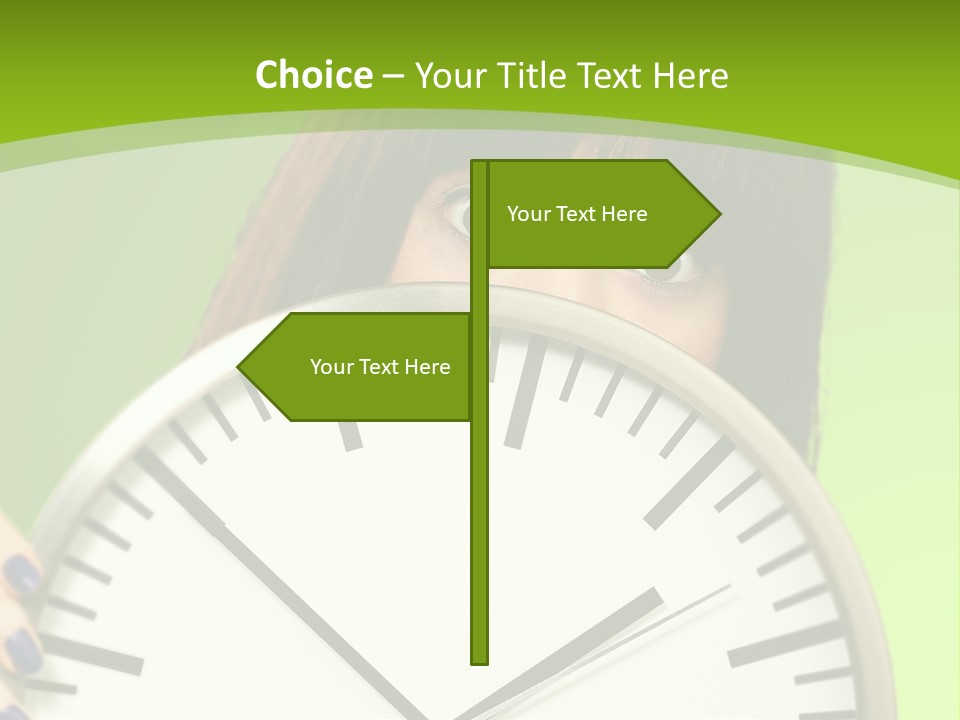 Background Time Eyes PowerPoint Template