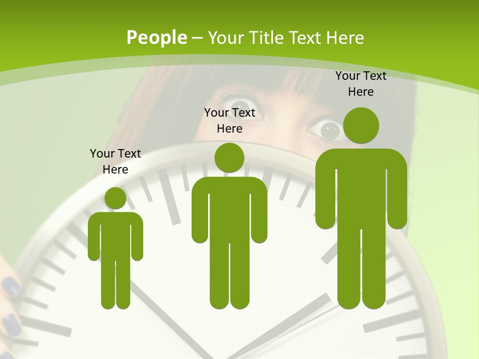 Background Time Eyes PowerPoint Template