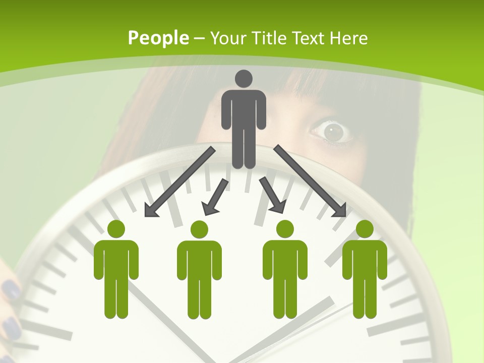 Background Time Eyes PowerPoint Template