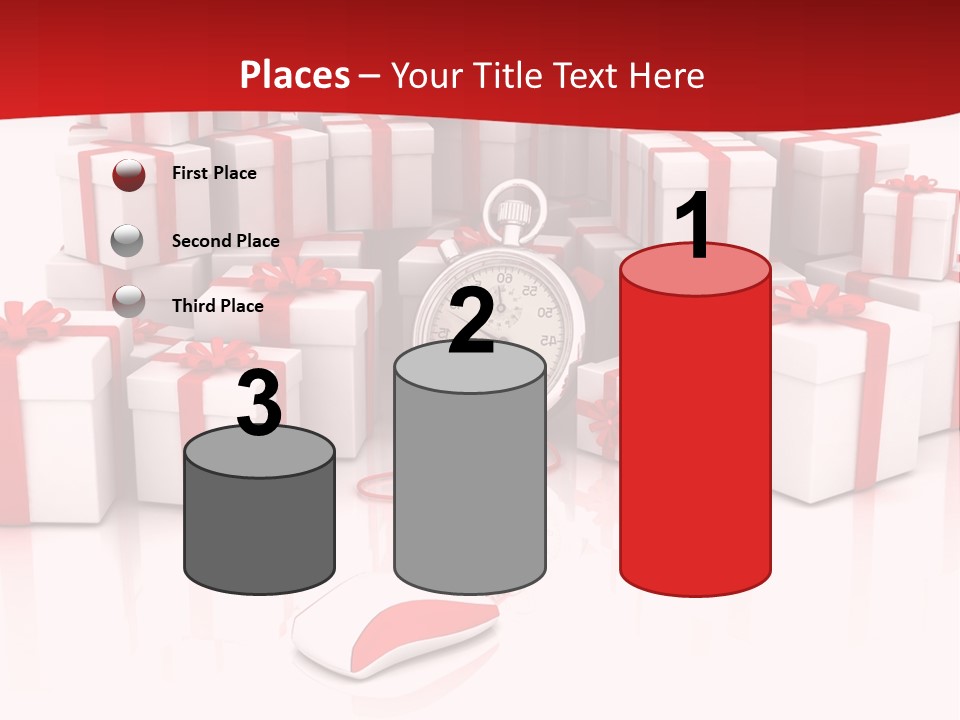 Helmet Happiness Stand PowerPoint Template