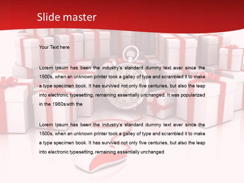 Helmet Happiness Stand PowerPoint Template