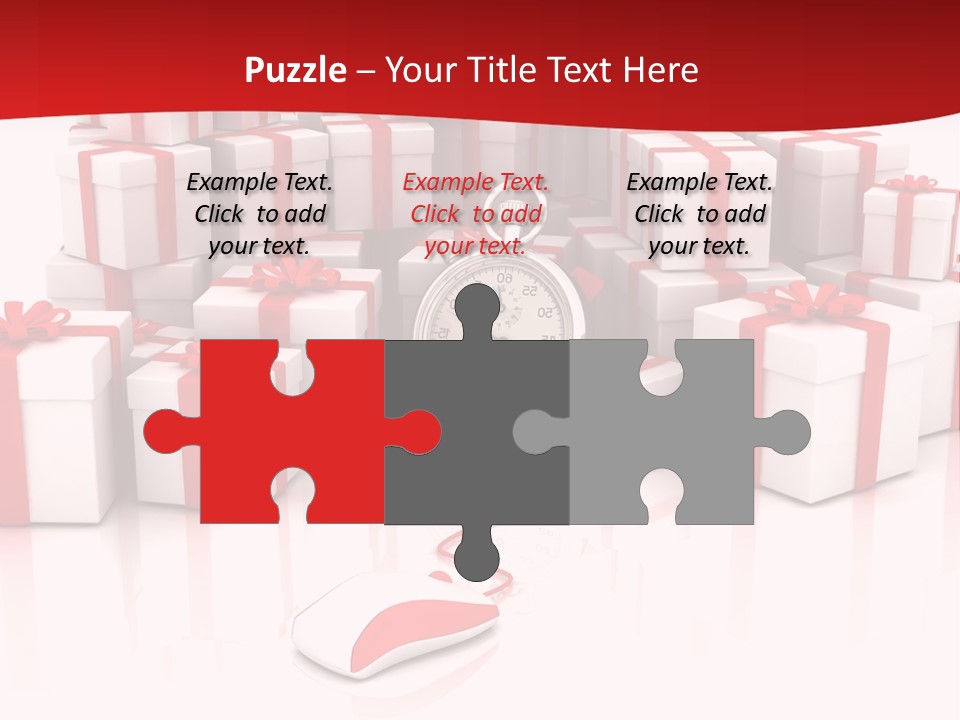 Helmet Happiness Stand PowerPoint Template