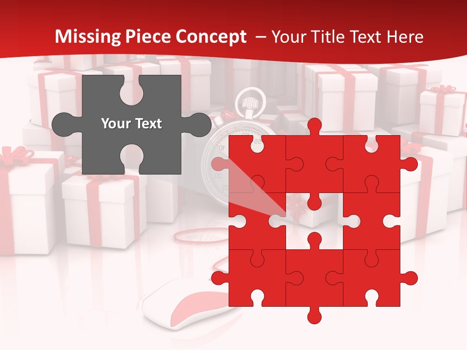 Helmet Happiness Stand PowerPoint Template