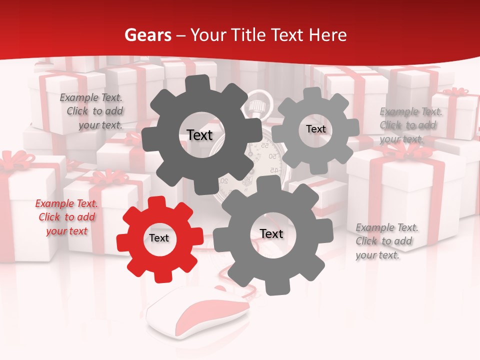 Helmet Happiness Stand PowerPoint Template