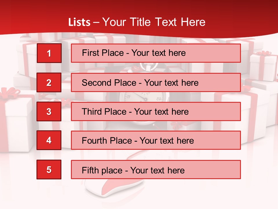 Helmet Happiness Stand PowerPoint Template