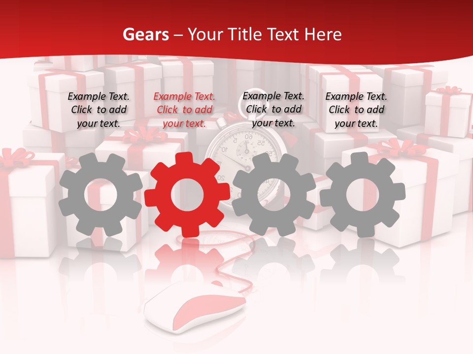 Helmet Happiness Stand PowerPoint Template