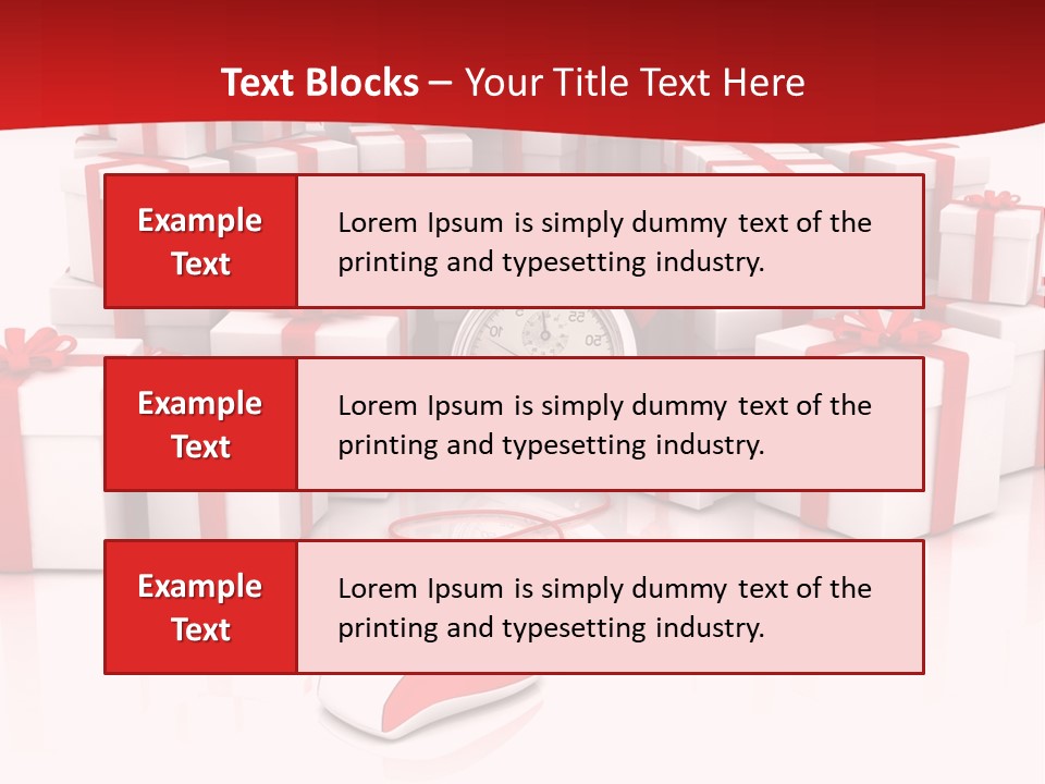 Helmet Happiness Stand PowerPoint Template