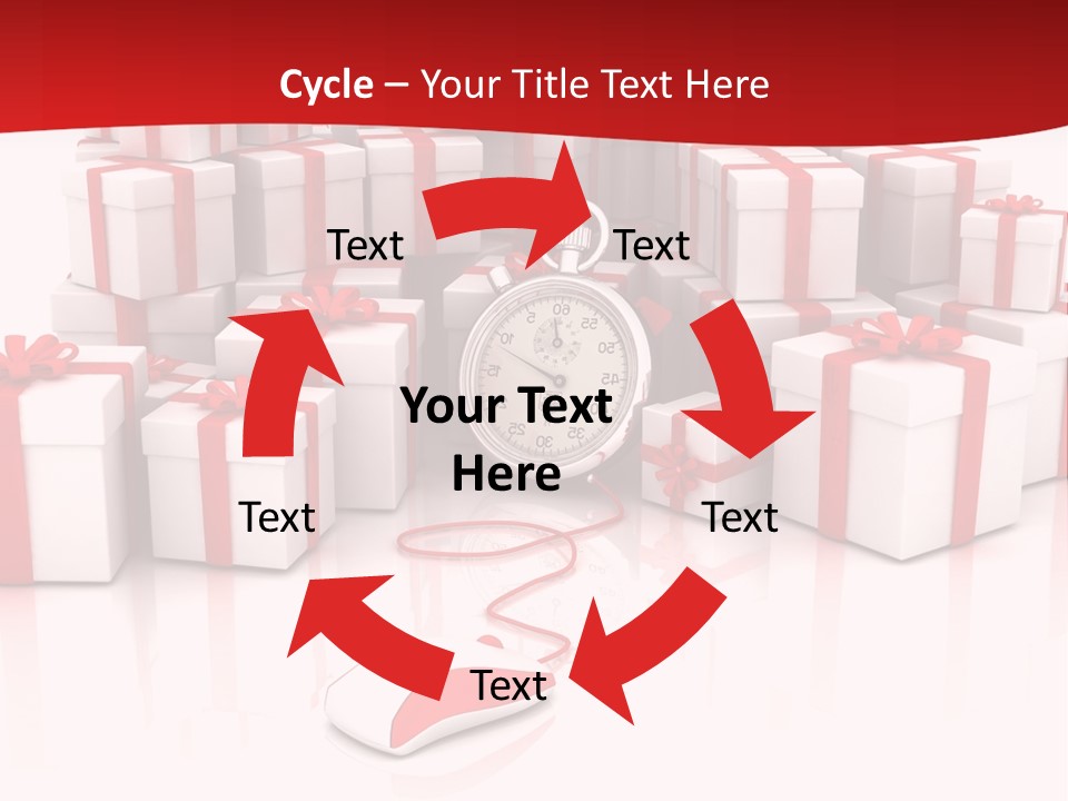 Helmet Happiness Stand PowerPoint Template