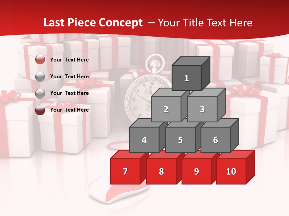 Helmet Happiness Stand PowerPoint Template