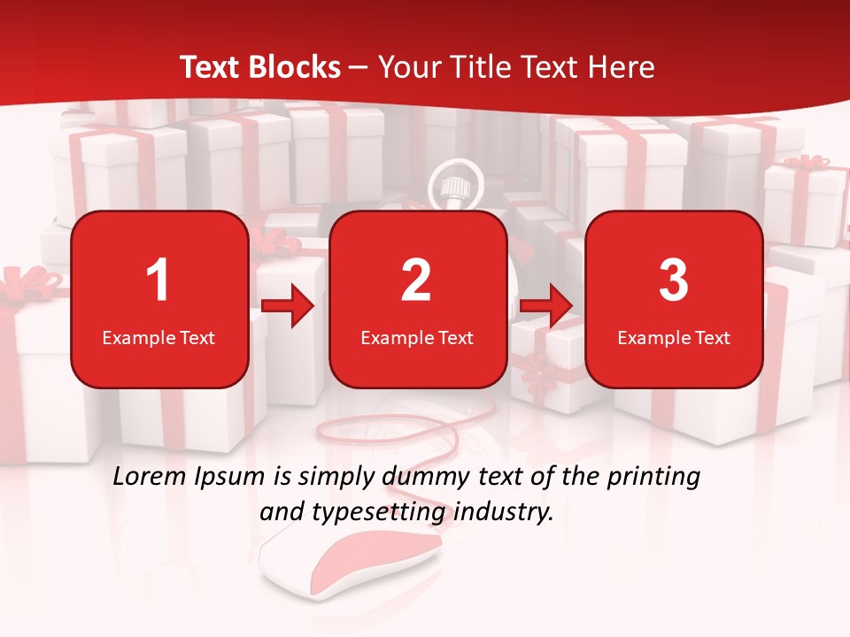 Helmet Happiness Stand PowerPoint Template