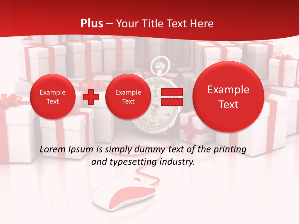 Helmet Happiness Stand PowerPoint Template