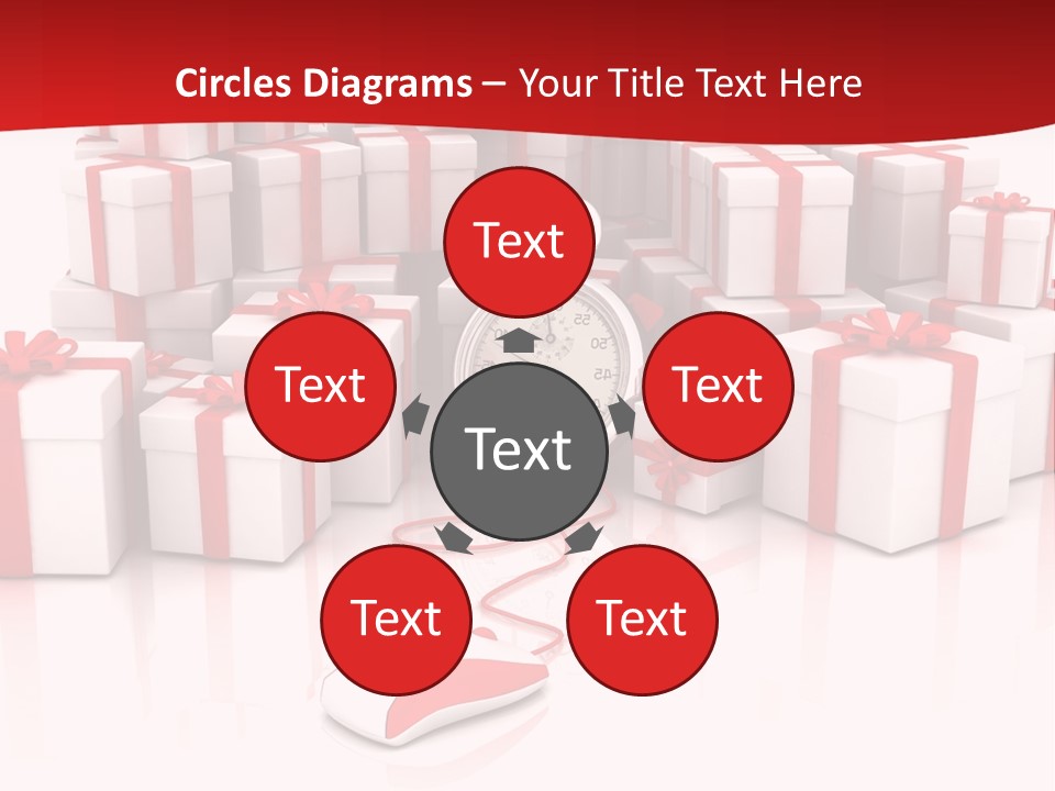 Helmet Happiness Stand PowerPoint Template