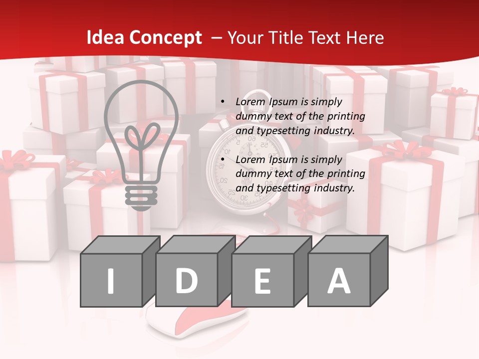 Helmet Happiness Stand PowerPoint Template