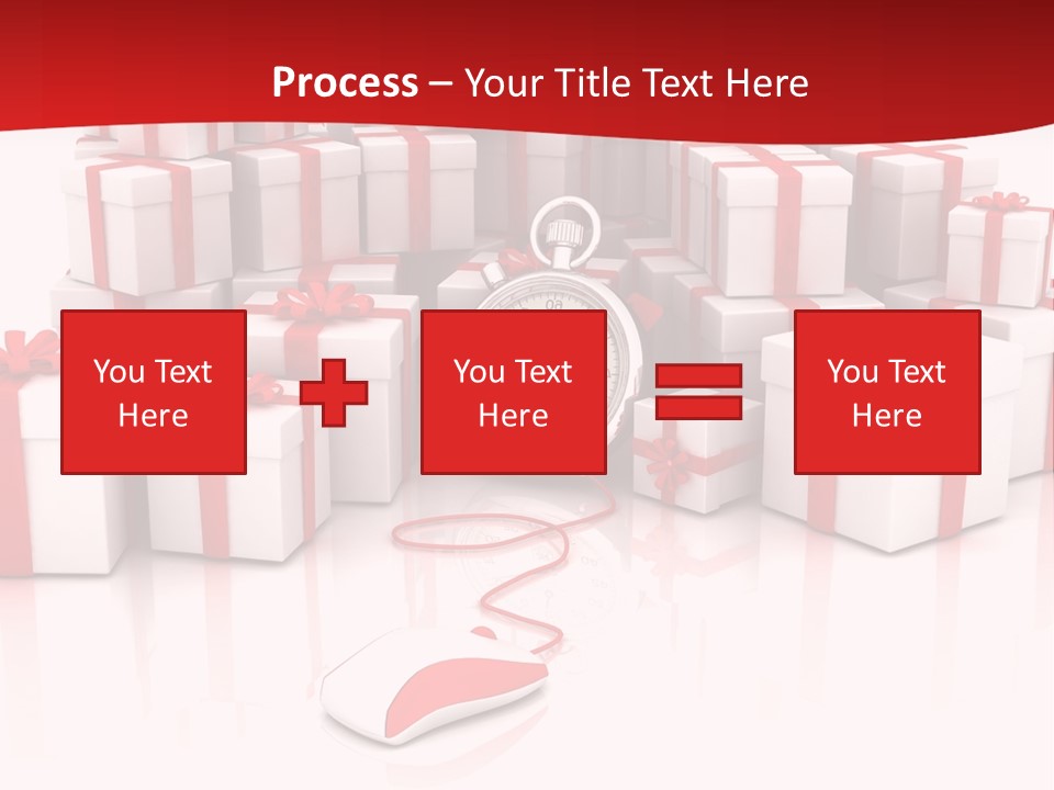 Helmet Happiness Stand PowerPoint Template