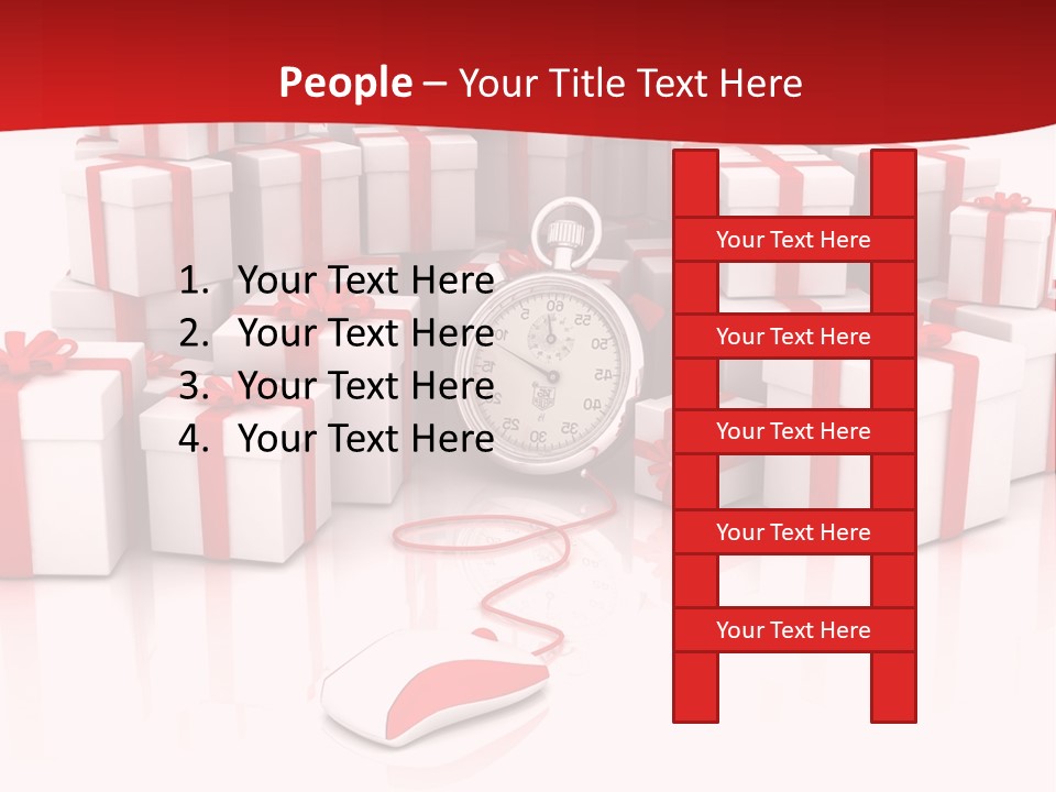 Helmet Happiness Stand PowerPoint Template