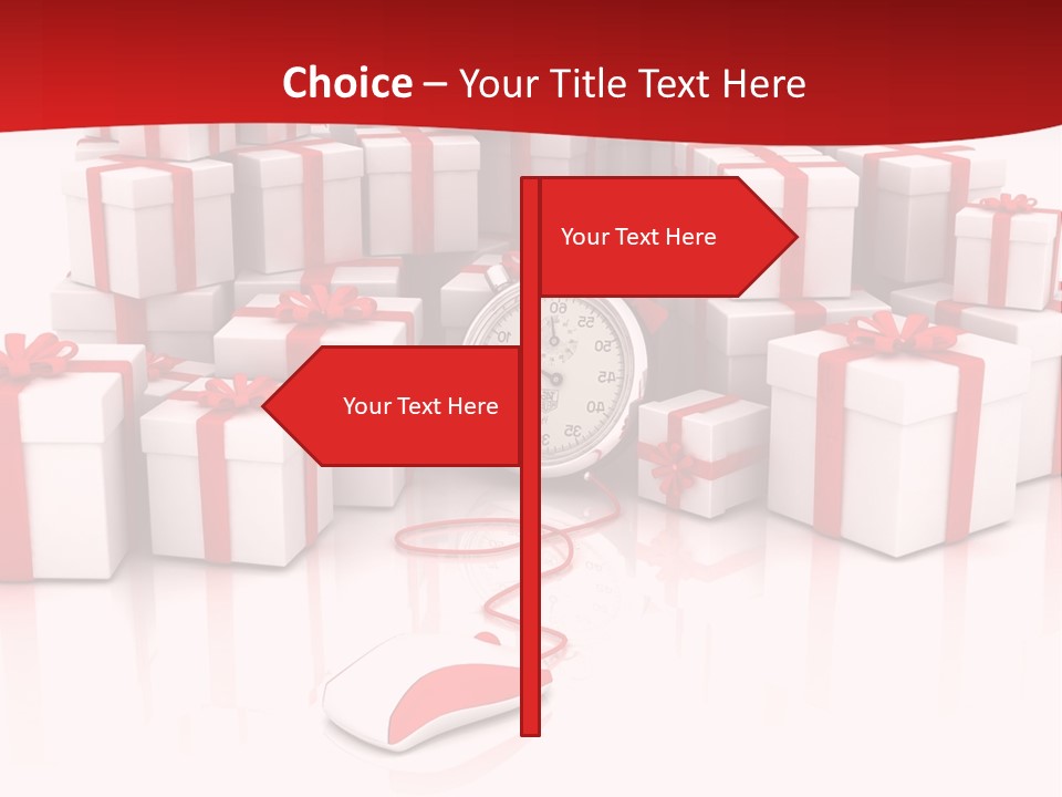 Helmet Happiness Stand PowerPoint Template