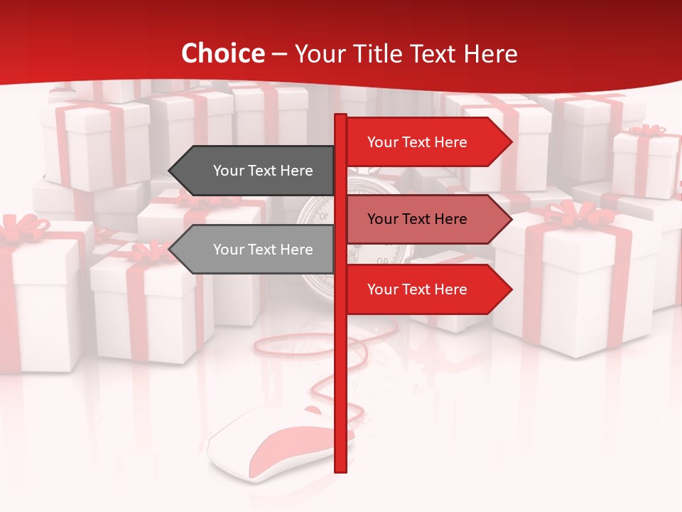 Helmet Happiness Stand PowerPoint Template
