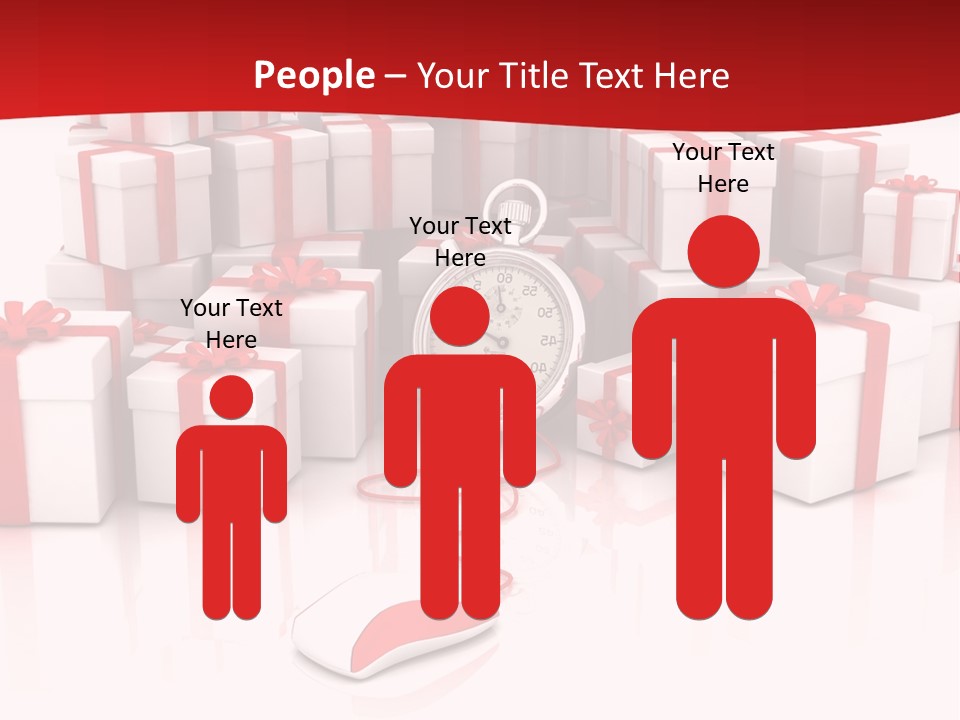 Helmet Happiness Stand PowerPoint Template