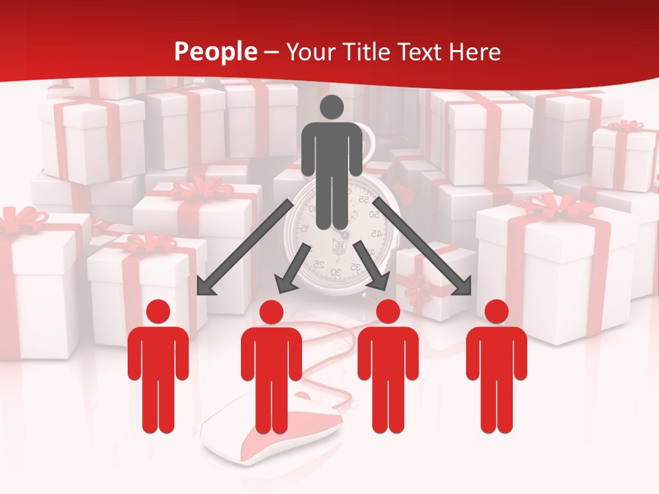 Helmet Happiness Stand PowerPoint Template