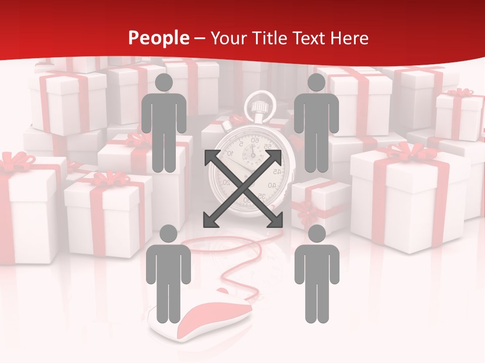 Helmet Happiness Stand PowerPoint Template