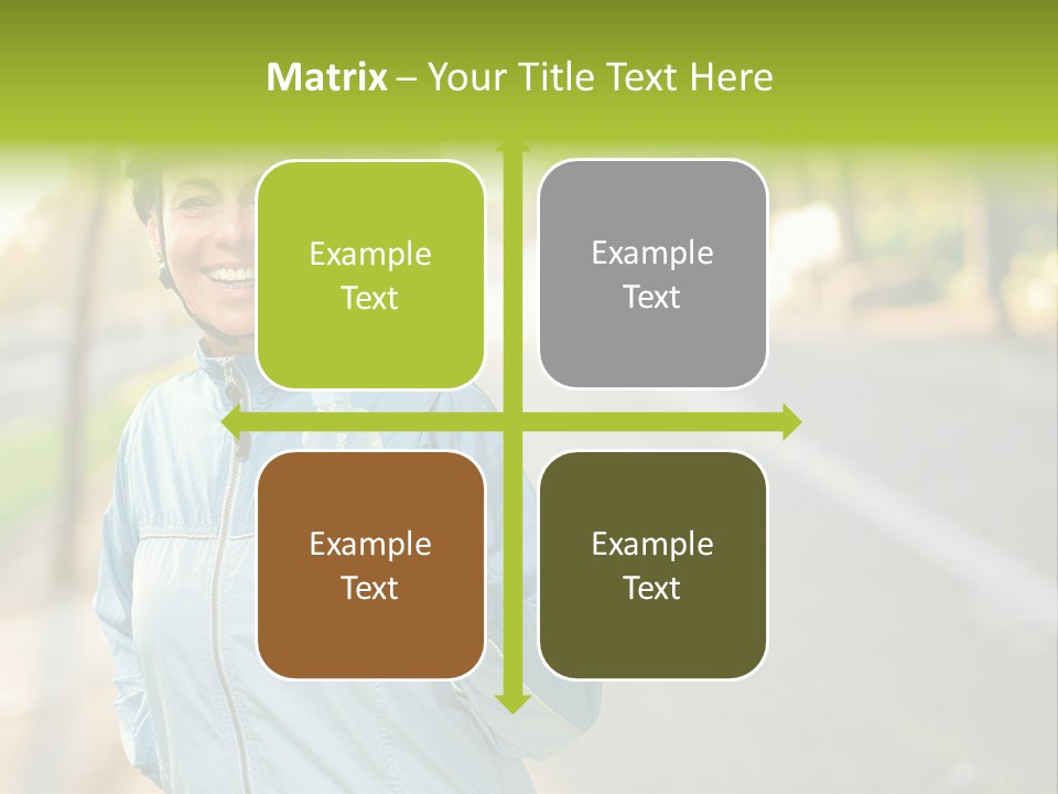 Helmet Happiness Stand PowerPoint Template