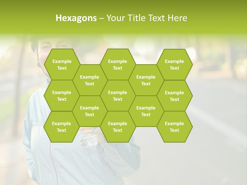 Helmet Happiness Stand PowerPoint Template