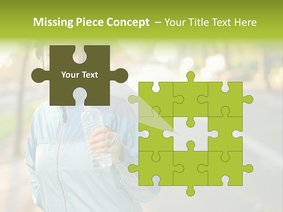 Helmet Happiness Stand PowerPoint Template