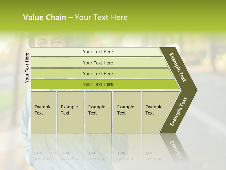 Helmet Happiness Stand PowerPoint Template