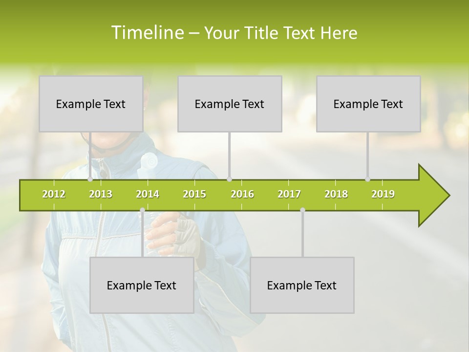 Helmet Happiness Stand PowerPoint Template