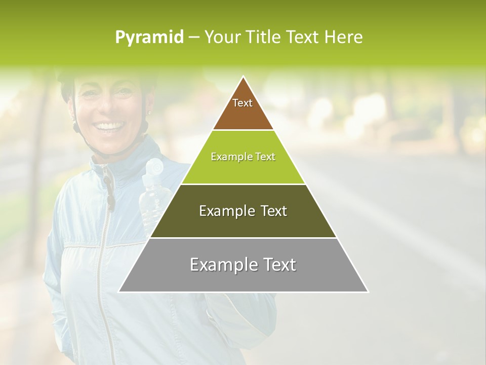 Helmet Happiness Stand PowerPoint Template