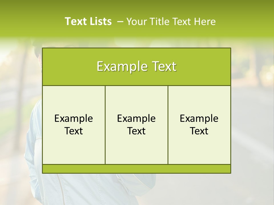Helmet Happiness Stand PowerPoint Template