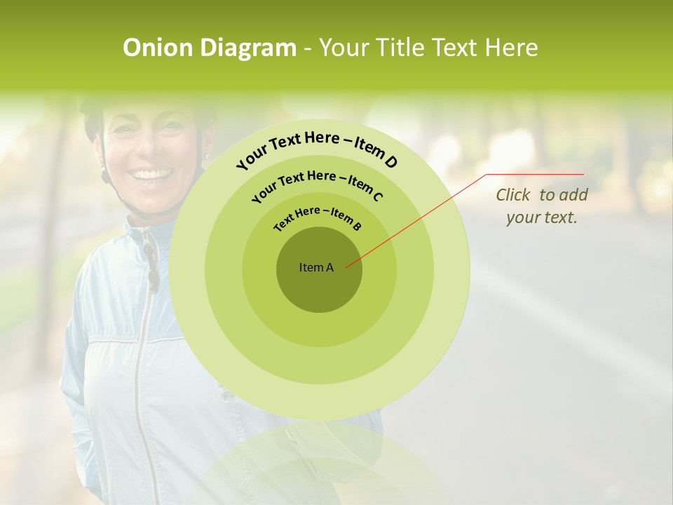 Helmet Happiness Stand PowerPoint Template