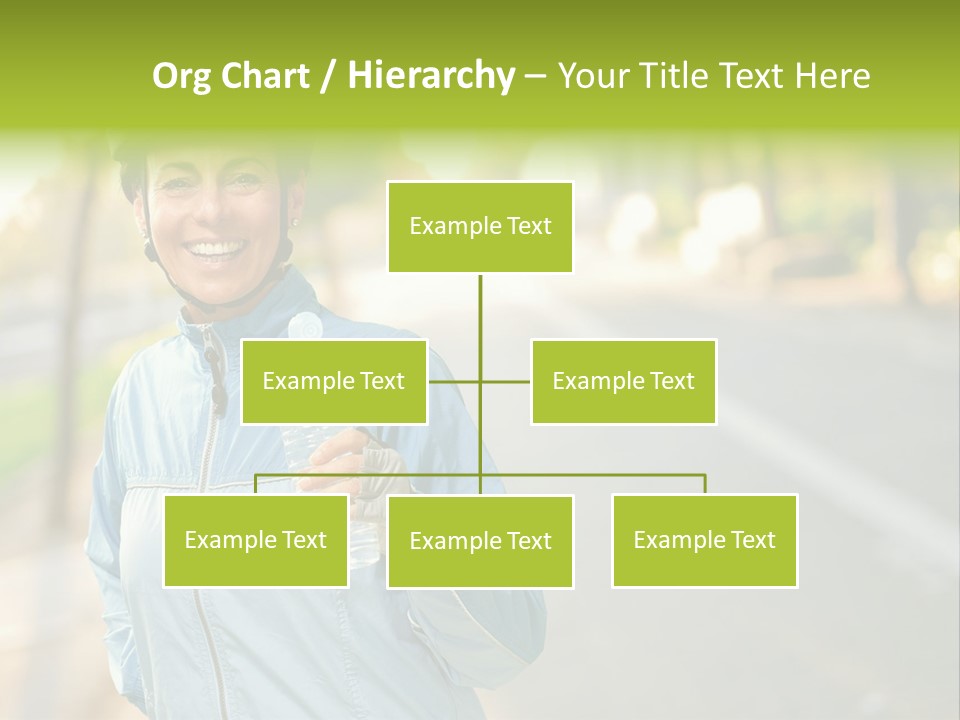 Helmet Happiness Stand PowerPoint Template