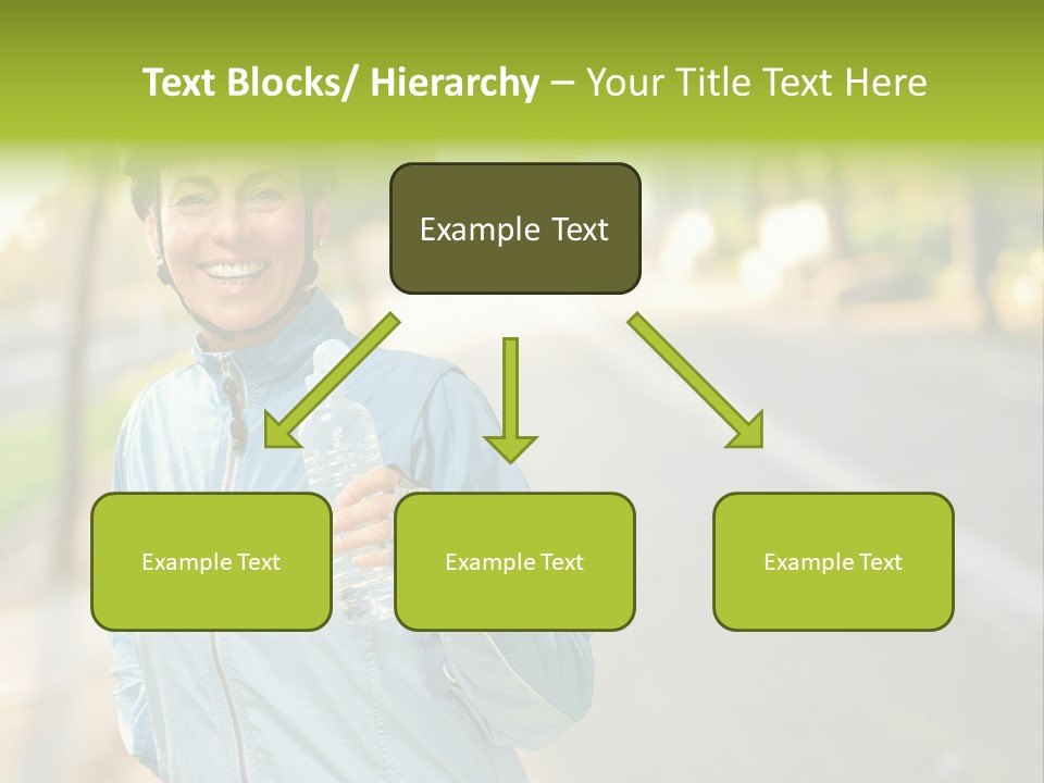 Helmet Happiness Stand PowerPoint Template