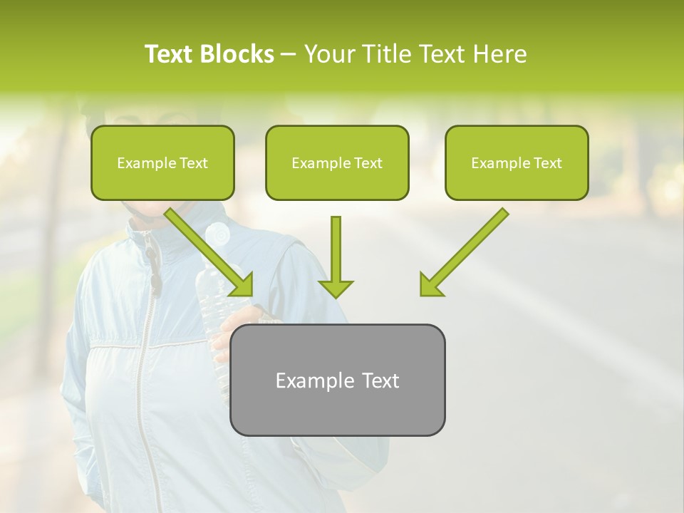 Helmet Happiness Stand PowerPoint Template